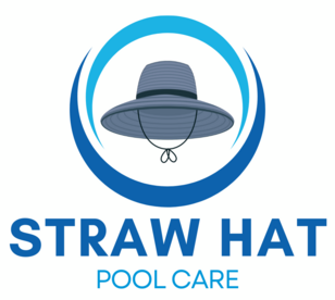 Straw Hat Pool Care Logo.